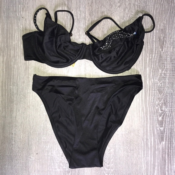 Ladies bikini black size xlarge - Picture 1 of 3
